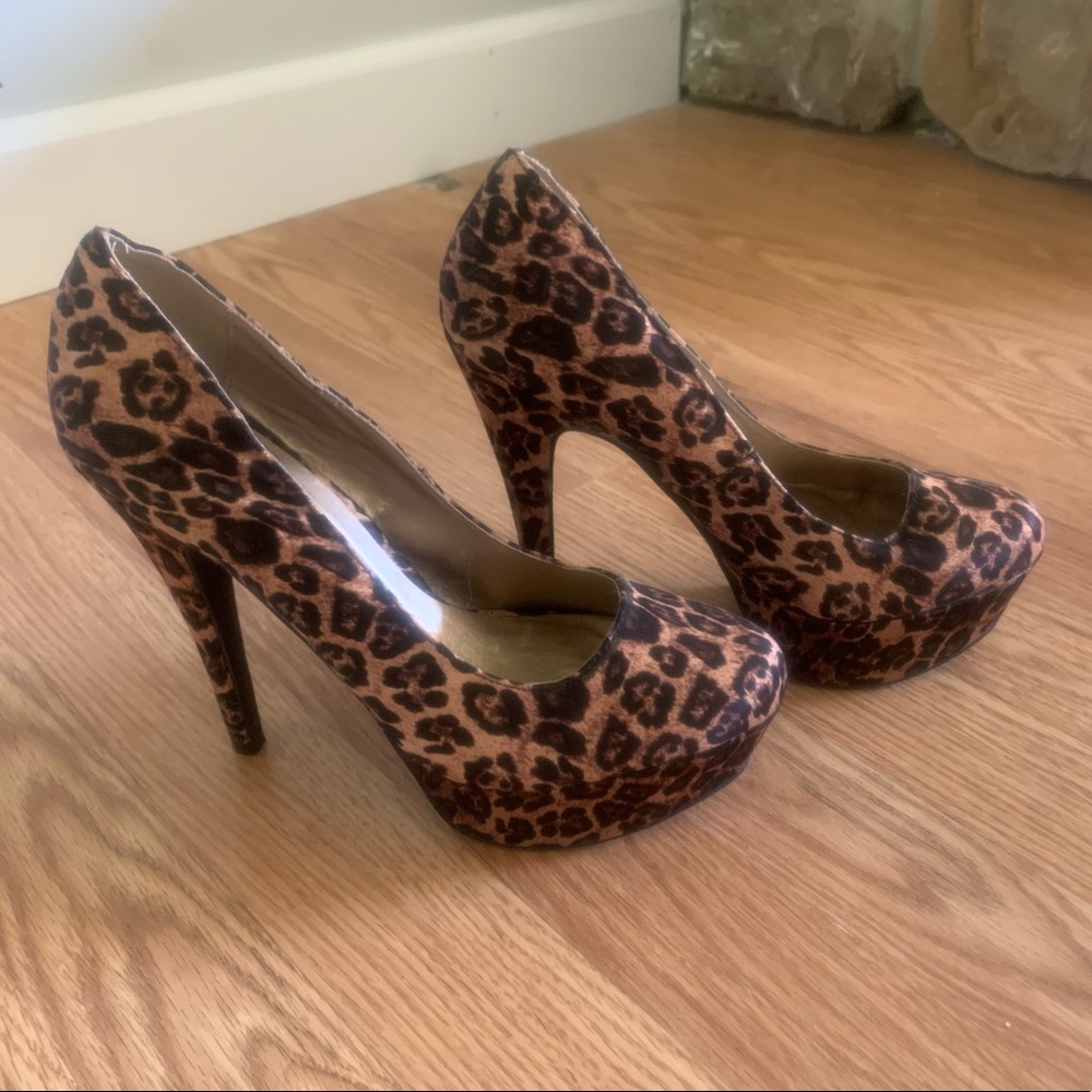 Cheetah print 5.5” heels - Charlotte Russe